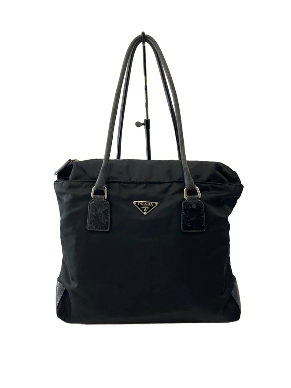 Prada Tote Tessuto Bag Black